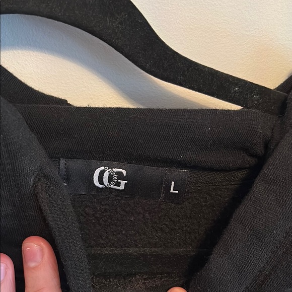 Black Hoodie with Large Lil Tjay Graphic Design - Picture 2 of 3